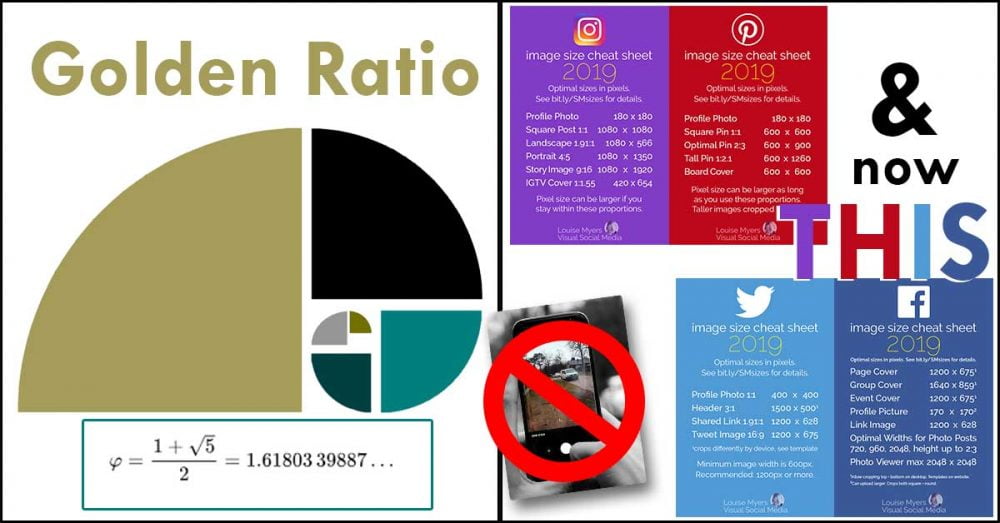 Golden Ratio in opposition to ever changing ratio for SM and hand held devices.